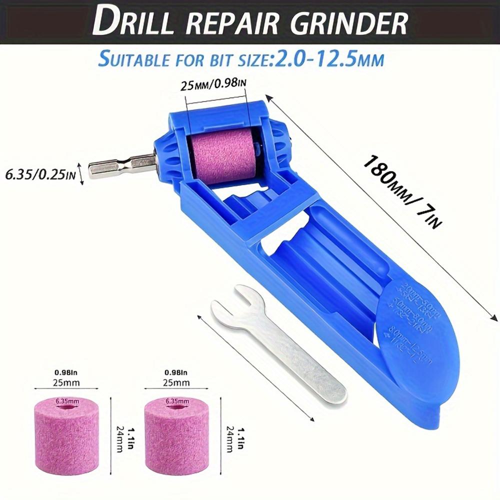 Портативный шлифовальный станок для сверл, набор бит, точилка, шлифовальный круг, электрический нож, спиральное сверло, мини-угловая шлифовальная машина, электроинструмент