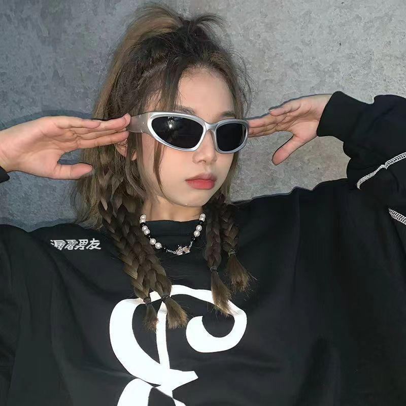 Y2k Новые Панк Спортивные Солнцезащитные Очки для Мужчин Женщин Солнцезащитные Очки Мужская Мода Винтажные Оттенки UV400 Очки