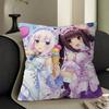 N-Nekopara Anime Cushion Cover Pillow Cover Decor Pillowcase Printed Cushion Case For Couch
