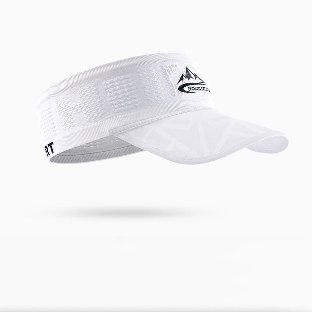 Caps Sun Shade Sunscreen Visor Hairband Empty Top Men Hats Elastic Hair Band Sports Hats Women Cap