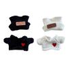 Adorable Doll Clothes Designed For 15-17cm Figures Knitted Hat And Heart Sweater Display Photo Props