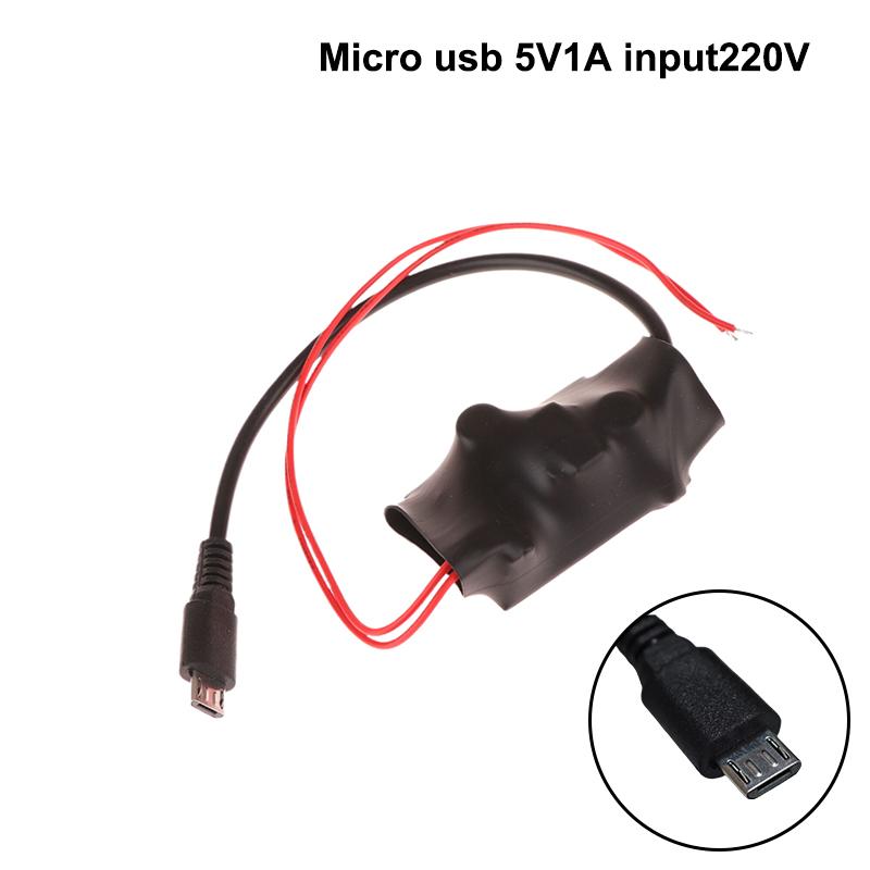 1pcs AC220V To DC5V 1A/2A Power Transformer Portable Small Camera WiFi Monitoring Adapter TYPEC USB Power Supply Transformer