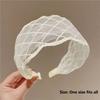 Mesh Lace Headband Lace Wide Edge Hair Hoop Elegant Bohemian Headwrap  For Women Girls