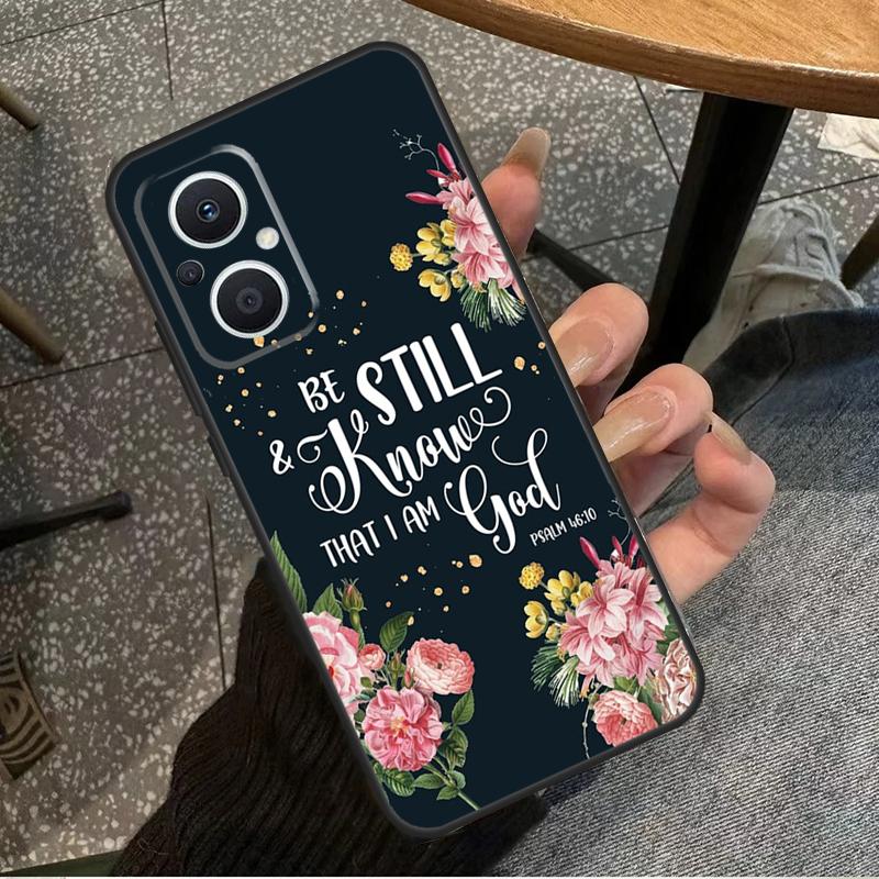 Christian Psalms Case For OPPO Reno 7 8 10 Pro 8T 2Z 4Z 5Z 6 Lite OPPO Find X6 Pro X2 X5 Lite X3 Neo Cover