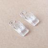 10PCS Transparent Plastic Hook Clip Portable Travel Mini Clothespin Socks Towel Clip