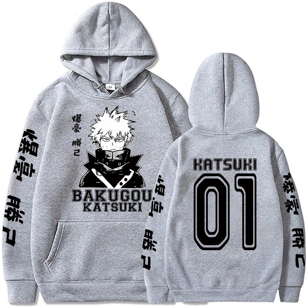 Моя геройская академия Принтованные толстовки с капюшоном Мужские Женские Харадзюку Осень Зима Повседневные Оверсайз С длинным рукавом Флисовые пуловеры