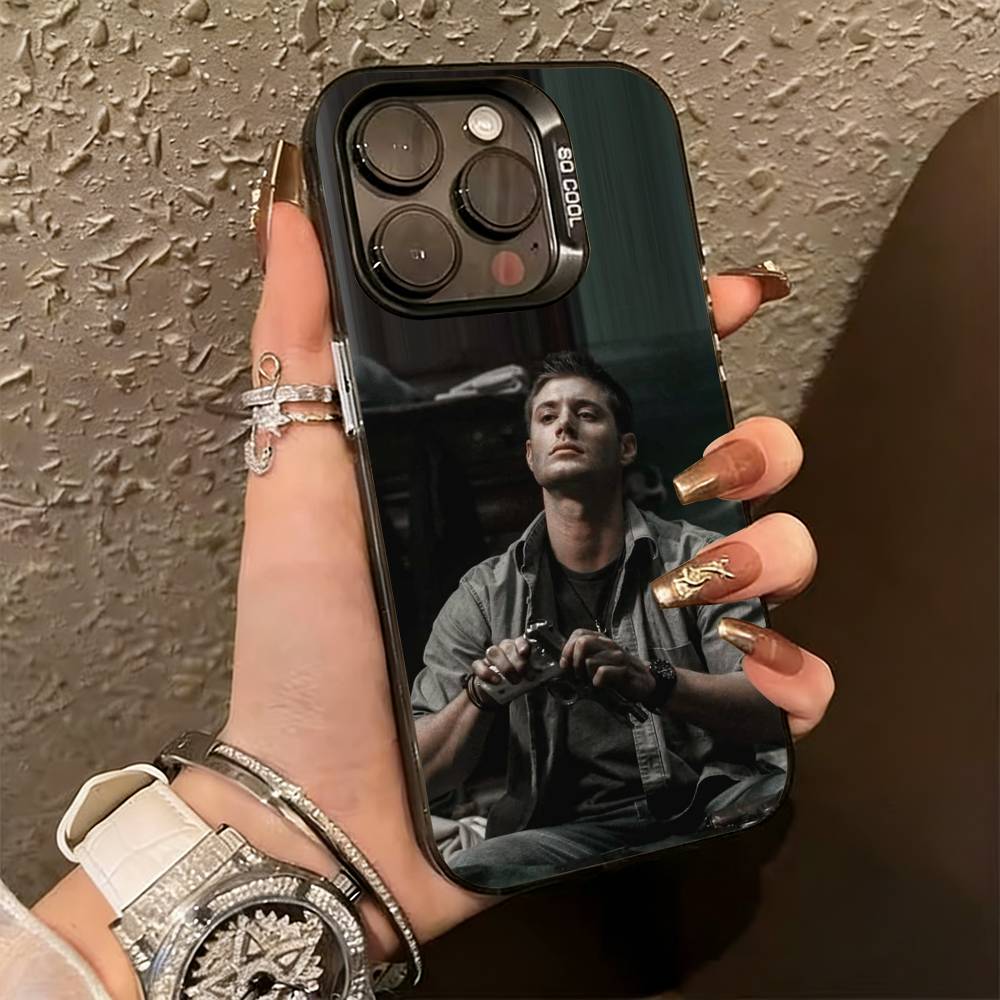 S-Supernaturals Чехол для телефона Дин Винчестер Для iPhone17,16,15,14,13,12,11 Plus,Pro Max,XS,Разноцветный Серебристый Чехол для телефона Funda Cover