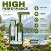 0.01um Portable Water Filter Pump Hand‑Press Outdoor Water Purifier Survival Filtration System for Camping Hiking Emergency