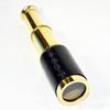 Mini Handheld Spyglass  Marine Brass Telescope with Leather  Ship Pocket Telescopes Pirate Navigator Nautical Friends  Pack 1