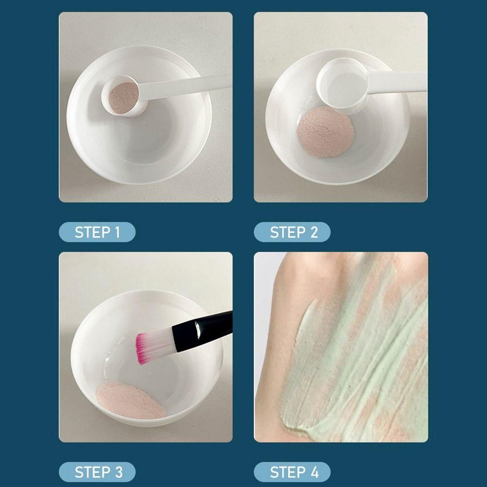 4Pcs/Set DIY Face Mask Mixing Bowl Set Plastic Facial Mask Spatula Tool Homemade   Skin Care Tool