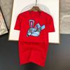 Хлопковые топы Funky Brand Bunny Funny Cartoons Short Sleeve Men Personality Street T Shirts Loose Oversize Tees Дышащие Мягкие