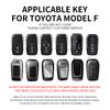 2024 New Fashion car key case bag Shell For  for Toyota DGHB6 Camry Highlander Corolla  Crown Prado GR 86 Reiz 2015 2016 accessories