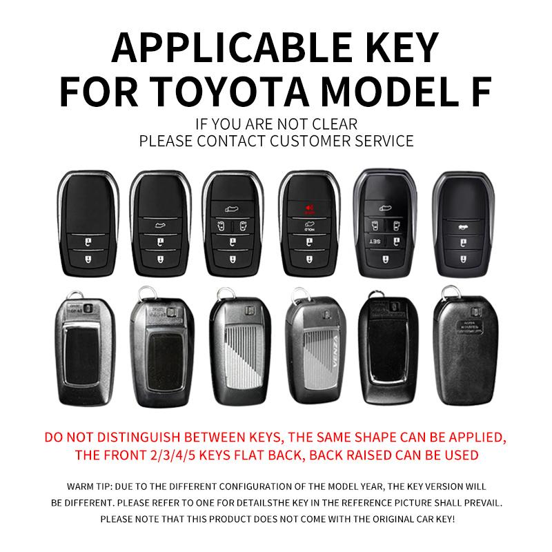 2024 New Fashion car key case bag Shell For for Toyota DGHB6 Camry Highlander Corolla Crown Prado GR 86 Reiz 2015 2016 accessories