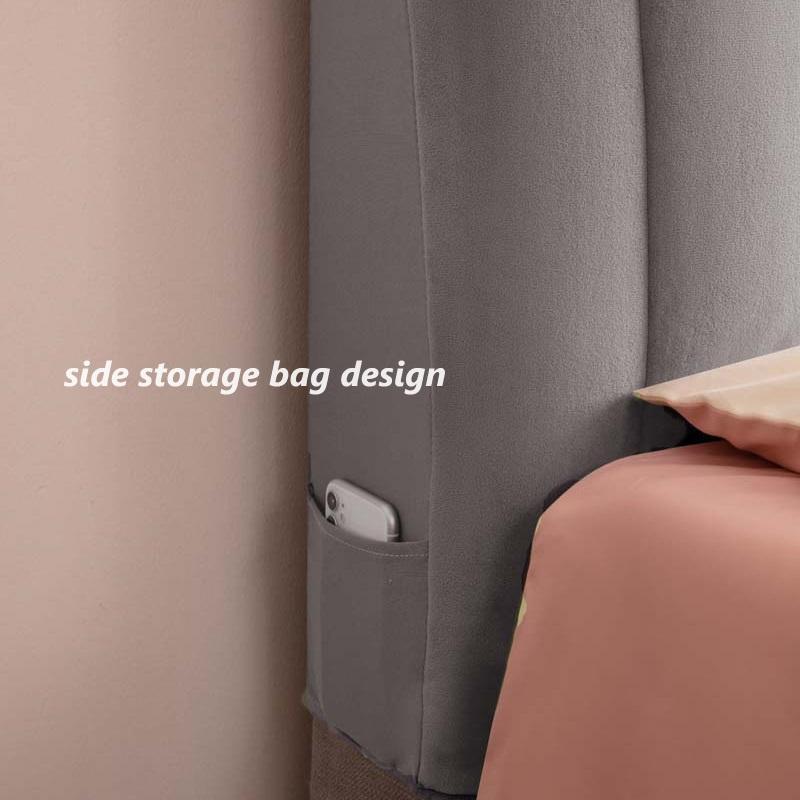 Роскошный универсальный плюшевый стеганый чехол на изголовье кровати, мягкий бархатный чехол для изголовья кровати, зимний теплый фланелевый прикроватный защитный чехол