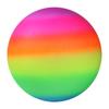 Soccer Ball Volleyball Inflatable Football Toy Beach Rainbow Balls Rainbow Football PVC Playthings