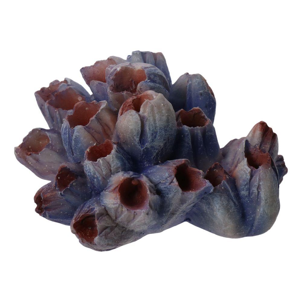 1 шт. Фиолетовый смоляной коралловый полирезиновый аквариумный декор, имитация коралловых украшений для аквариума