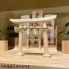 Hiranoya Torii Gate, Izumo Shimenawa, Shinto Shrine, Made in Japan with Hinoki Wood and Rice Straw, 19cm x 16cm