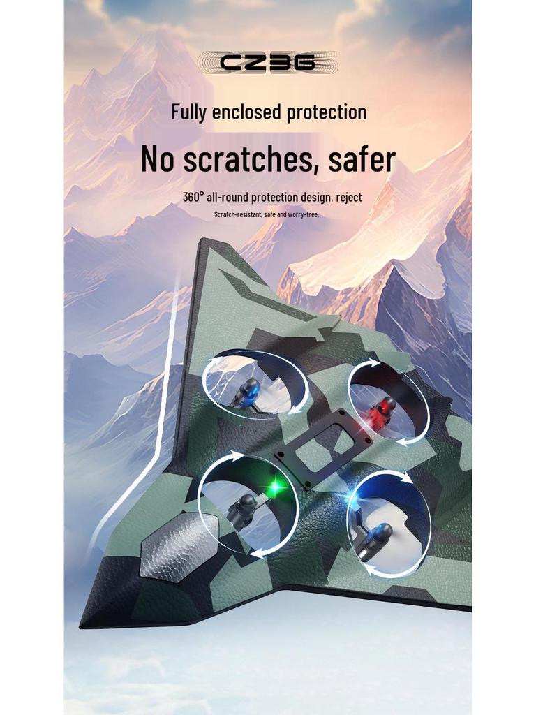 Remote Control Sixth Fighter Model Airplane - Drop-Resistant Toy Drone for Kids