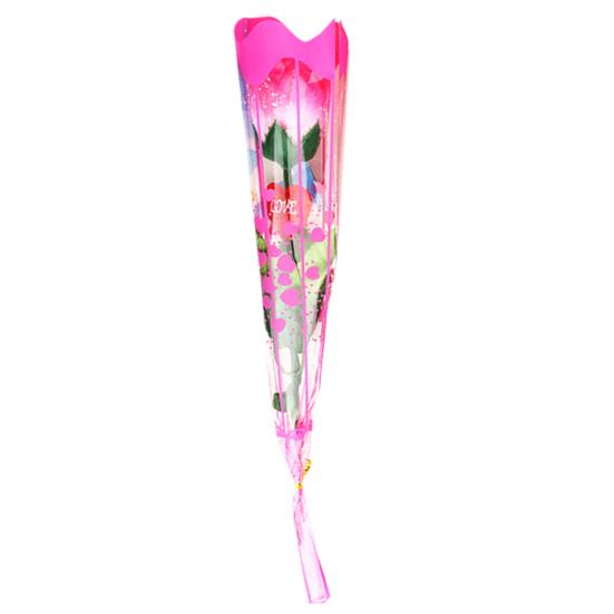 1Pc Glow In Dark LED Light Artificial Rose Flower Girl Romantic Gift Holiday Toy