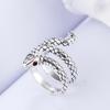 925 Sterling Silver Snake Winding Finger Rings For Women Fashion Female Ring Jewelryitems Gaabou Jewellery