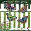 Metal Butterfly Wall Decoration, Colorful Butterfly Wall Decoration Hanging In The Courtyard, Outdoor Decorations For Gifting To Friends And Family
