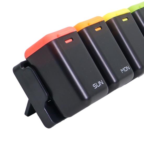 Магнитный еженедельный органайзер для таблеток, портативный дорожный футляр для таблеток, дозатор лекарств для ежедневного приема