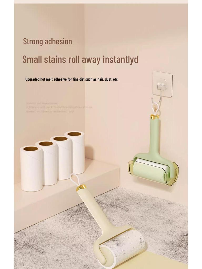 Щетка-ролик для удаления шерсти кошек и ворса со сменным барабаном для одежды и уборки дома