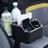Phone Stand Car Armrest Storage Box 2 Foldable Cup Holder Car Armrest Cup Holder Tray  Trunk