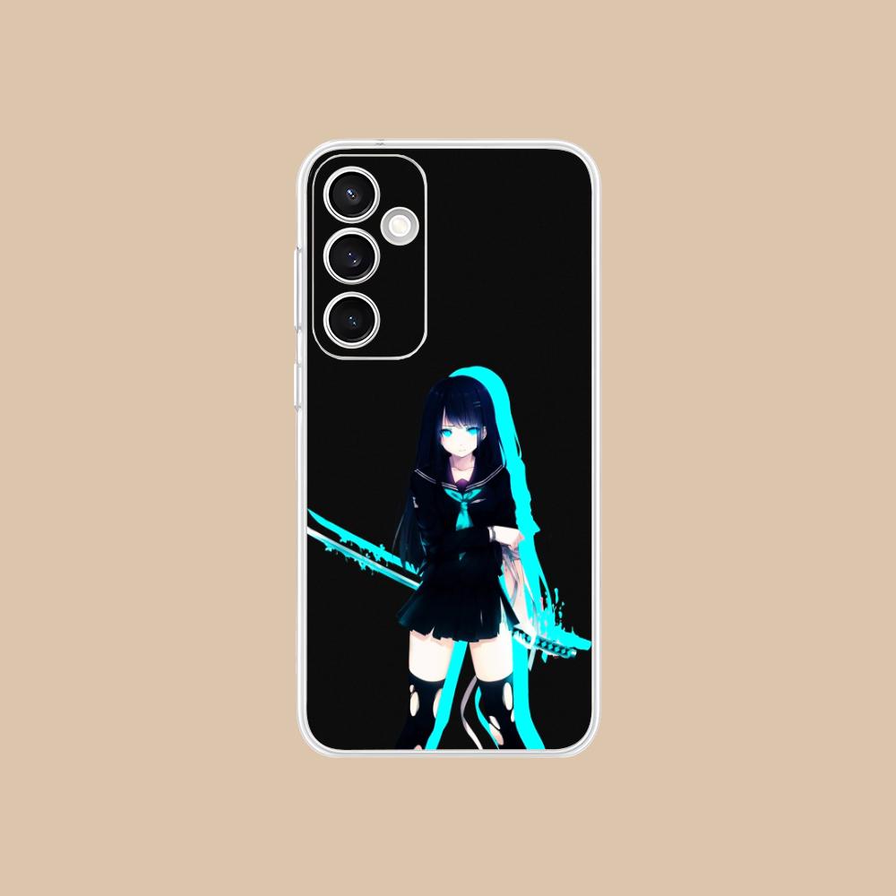Anime Girl Mobile Phone Case for Samsung Galaxy S25 S24 S23 S22 S21Plus FE Ultra Clear Colorful Cover Smartphone Cover