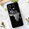 Africa Map Case For Xiaomi Redmi Note 14 Pro 12 11 10 13 15 Pro Plus Redmi 15 14C 10C 12C 13C 15C Cover