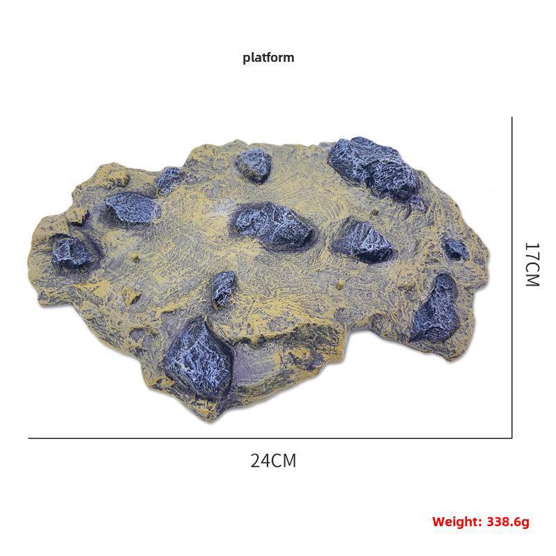 Украшения сцены с динозаврами юрского периода: Растение, дерево, вулкан, каменный забор, яйцо динозавра, аксессуары для песчаного стола
