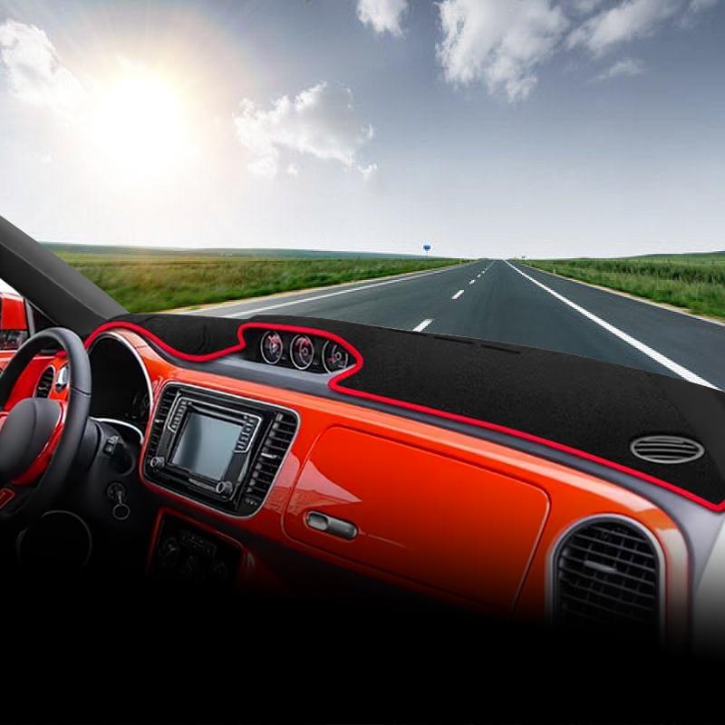 Для Volkswagen VW New Beetle 2012 2013 2014 2015 2016 2017 2018 крышка приборной панели автомобиля избегает света, анти-УФ-ковер, нескользящий