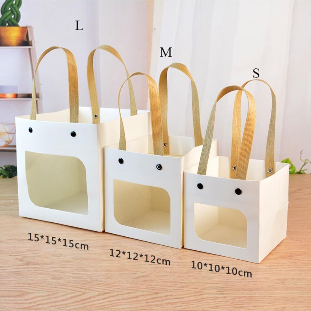 With Handle Gift Packaging Bag Paper Paper Bag High Quality Birthday Goodies Bag