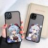 Чехол для телефона Genshin Impact Ganyu для IPhone 13 12 11 Mini Pro Max XS X Max XR 8 7 Plus SE 2022, цвет кожи, чехол для телефона