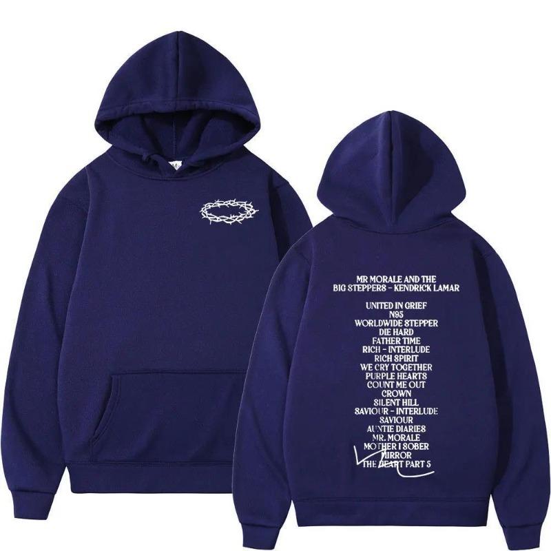 Kendrick Lamar Hoodie Mr. Morale and The Big Casual Hoodie New Vintage Pullovers LooseClothes Sweatshirts for Men