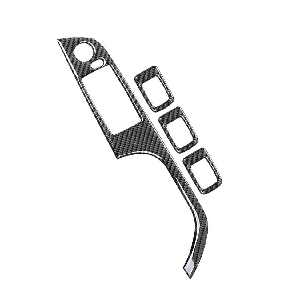 4 шт. кнопка подъема панели стеклоподъемника автомобиля рамка крышка отделка декоративные наклейки аксессуары для интерьера для BMW E90 3 серии 2005-12