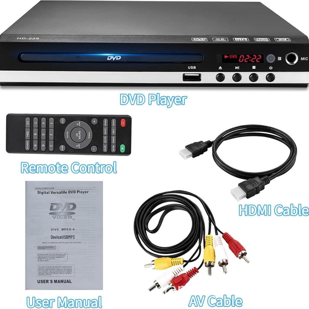 Домашний DVD/EVD-плеер высокой четкости с поддержкой VCD и Mini CD для детей