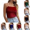 Women's Cami Tank Tops Spaghetti Strapless Velvet V Neck Camisole Sleeveless Soft Sleeveless Shirts Tank Tops