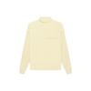 Fear of God Essentials FW22 Mockneck Fleece Pullover Unisex Sweatshirt Canary-Yellow FOG-FW22-725