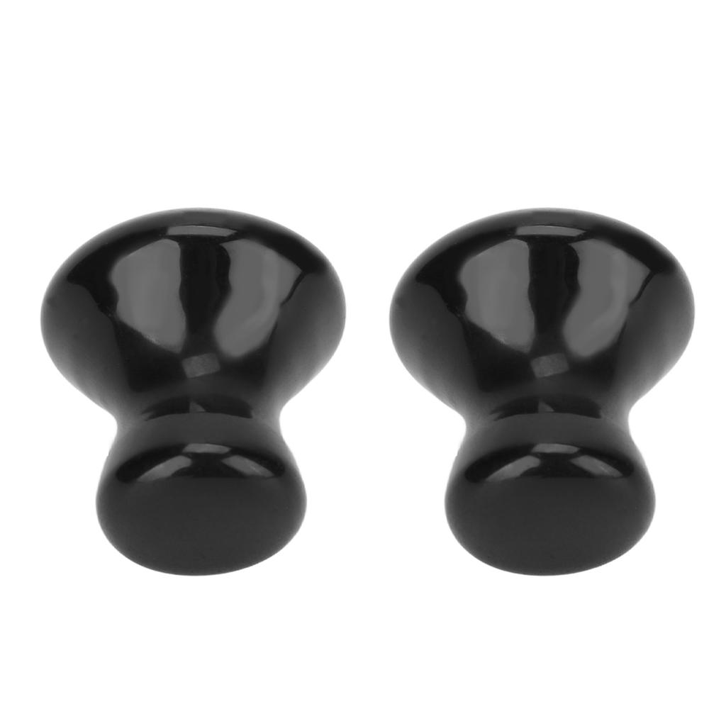 2pcs Gua Sha Facial Tools Mushroom Shape Face Lift Remove Wrinkles Massager Roller Tool Black
