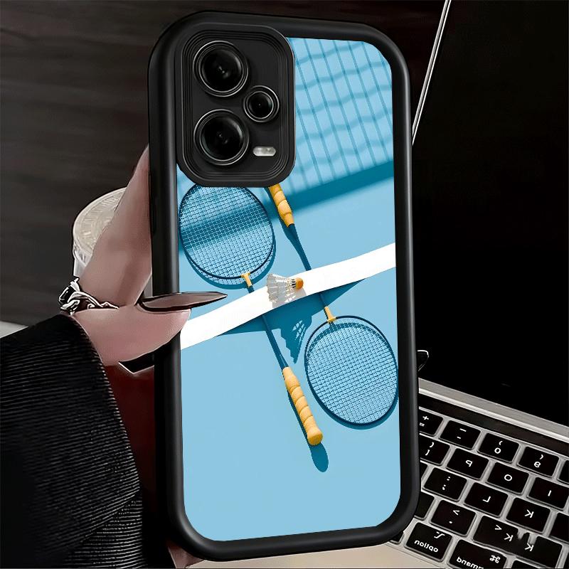 Чехол для телефона Xiaomi Redmi Note 15 14 13 Pro Plus Бадминтон Спорт Чехол 12S 11 11S 11T 5G 14S Мягкий силикон Funda