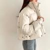 Korean Fashion Retro Cotton-padded Jacket Women New Loose Joker Thickened Short Coat High Sense Vintage Casual Overcoat Winter