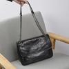 2024 Retro Chain Leather Messenger Bag - Women's Casual Crossbody Shoulder Bag