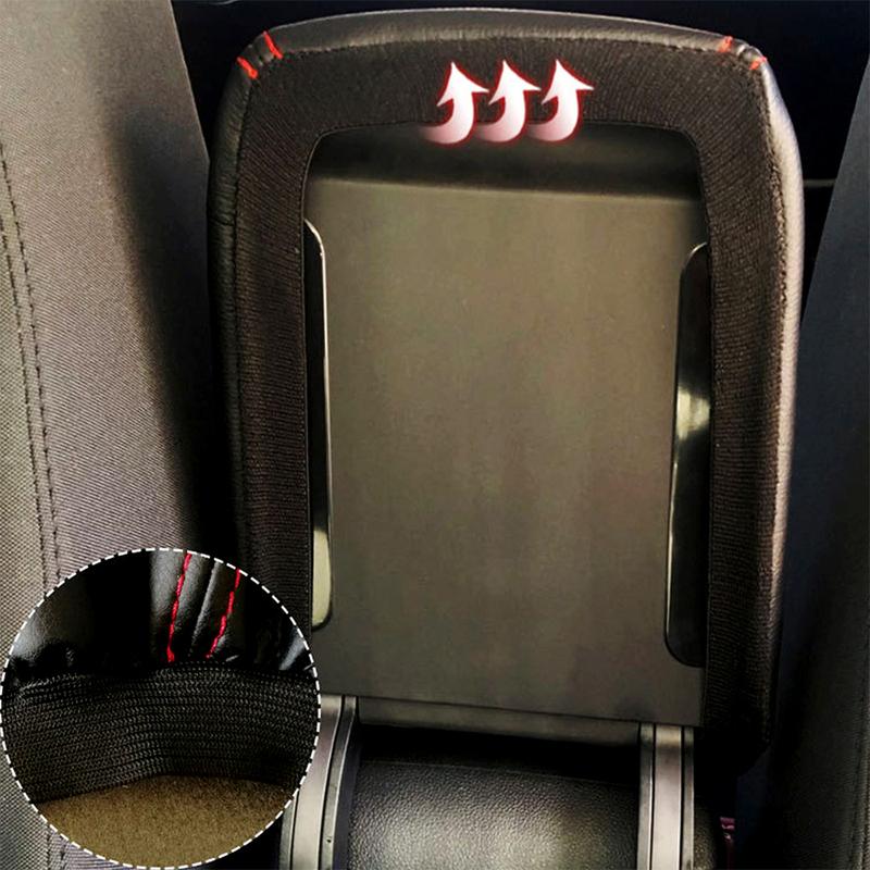 For VW Touran 2006 2007 2008 2009-2012 Car Armrest Cover Scratch proof Waterproof Cover Microfiber Leather Car Interior