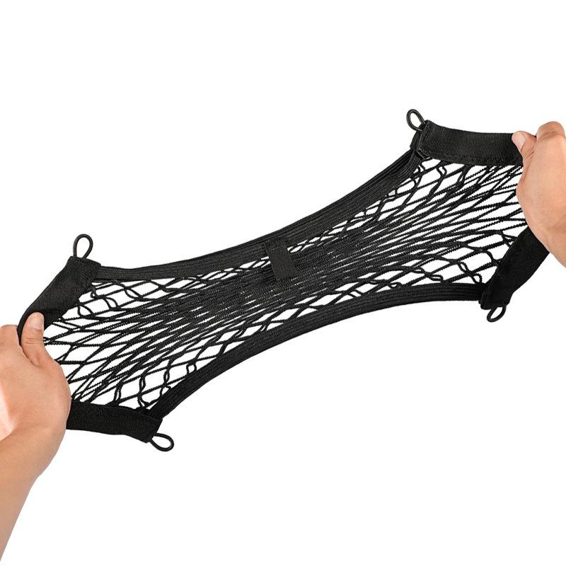 Универсальная сетчатая грузовая сетка для хранения автомобиля, автомобильная сетка, карман для хранения, растягивающаяся сетчатая карманная сетка, настенная наклейка, органайзер, сумка