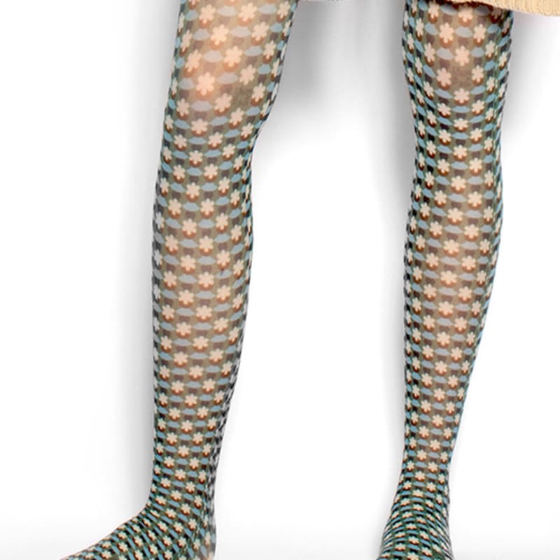 Романтические тигровые чулки до колена из нефрита