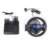 Gaming Steering Wheel 180 Degree Rotation Multifunctional 3 In 1 Game Racing Wheel with Pedals for