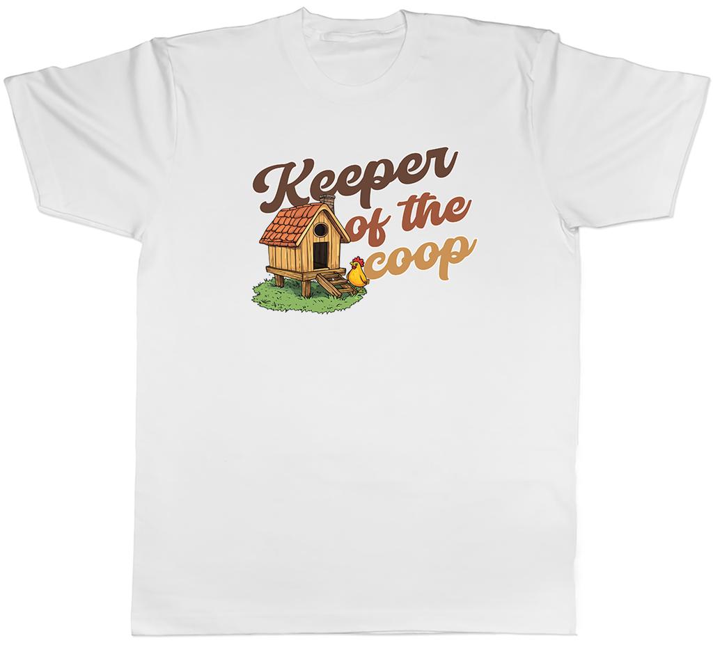 Keeper of the Coop Funny Chicken Lover Unisexs TShirt Tee Gift Top