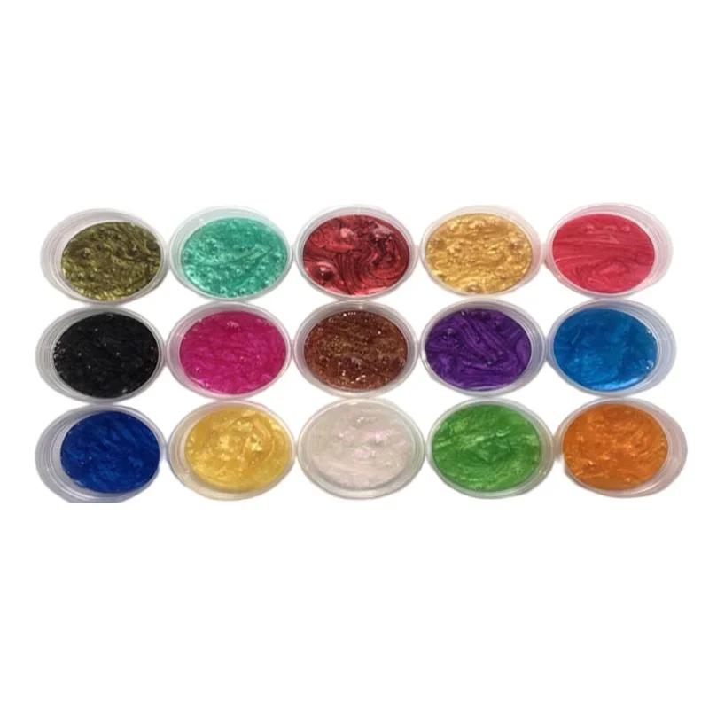 10g/bottle DIY Handmade Glitter Soap Dye Pigment Multicolor Pearlescent Mica Powder Resin Glue Crystal Mold Soap Making Tools