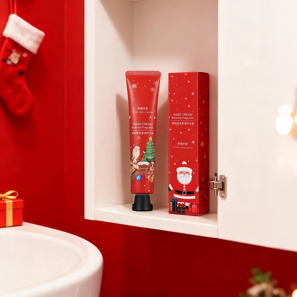 Christmas Plant-based Scented Hand Cream, Christmas Hand Moisturizing Hand Cream, Winter Moisturizing And Reducing Dryness.